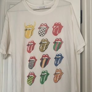 Free People Rolling Stones tee